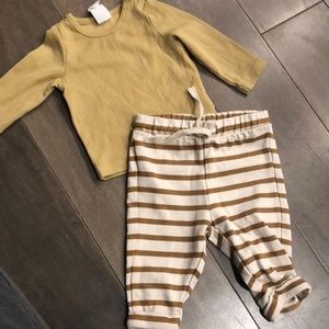 Baby long sleeve shirt and pants 3 months